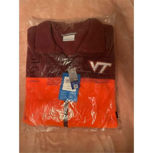 Columbia Virginia Tech Hokies Jacket Sz L new in packaging - Picture 1 of 3